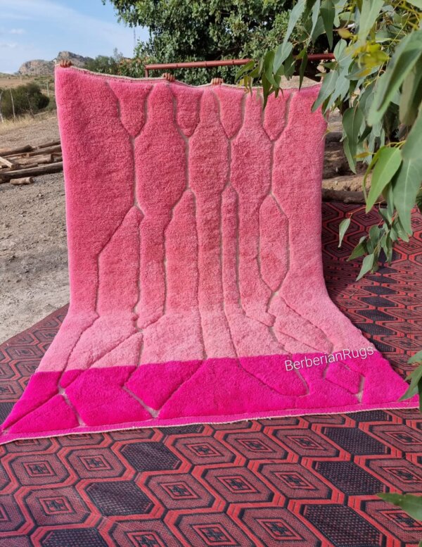 moroccan pink rug