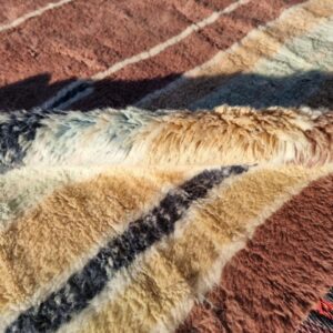 Alternative view of Brown Moroccan rug