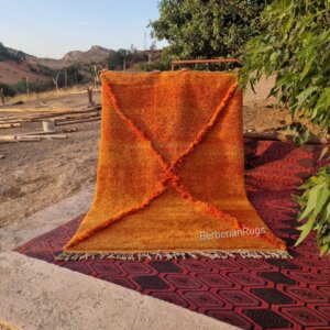 Moroccan rug orange