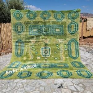 berber rug green