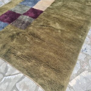 Alternative view of Moroccan rug Green