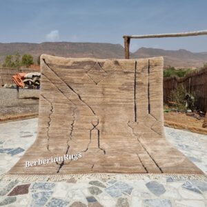 Berber rug beige 8x10