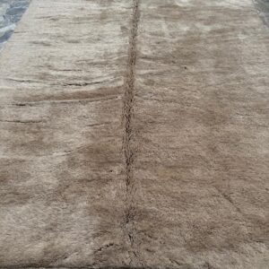 Alternative view of Moroccan rug beige solid