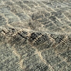 Alternative view of Moroccan Berber grey rug : 8 x 12 Feet