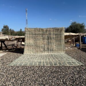Moroccan Berber grey rug : 8 x 12 Feet