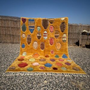 Moroccan rug 6.5 x 9.8 feet