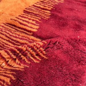 Alternative view of Moroccan Berber red Rug