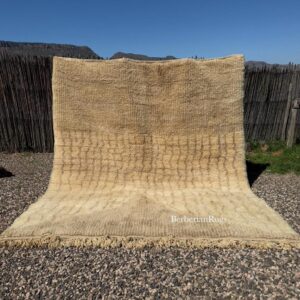 Moroccan rug Beige