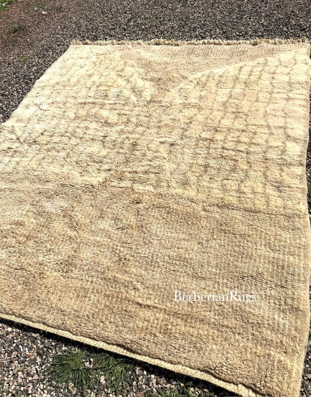 Moroccan rug Beige - Image 4
