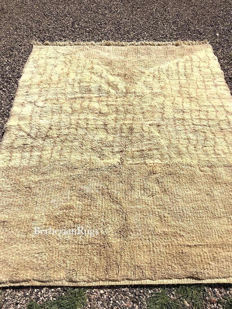 Moroccan rug Beige - Image 7