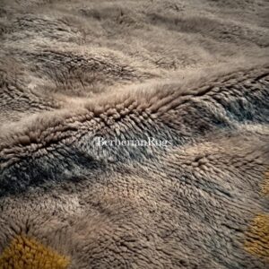 Alternative view of Taupe moroccan rug