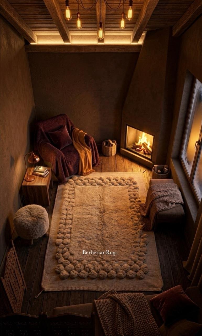 Moroccan rug Beige - Image 5