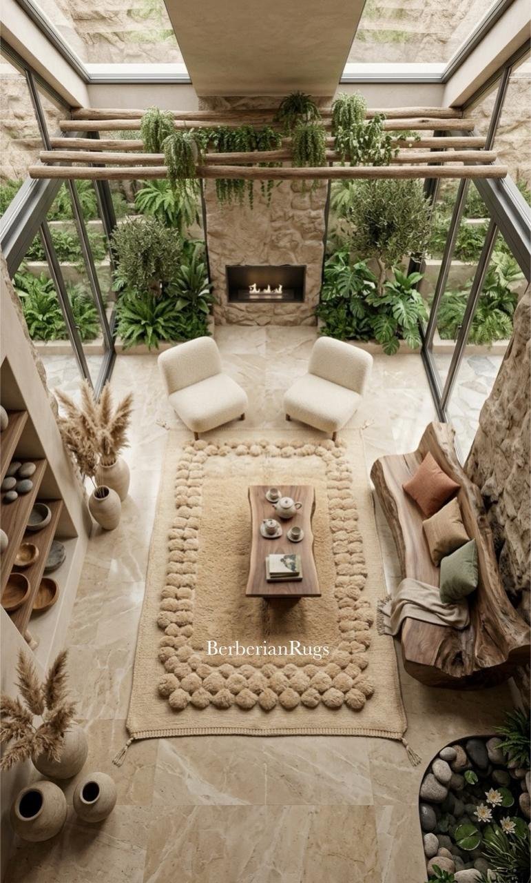 Moroccan rug Beige - Image 3