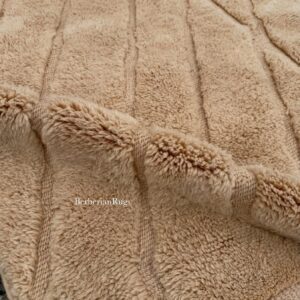 Alternative view of Moroccan rug beige