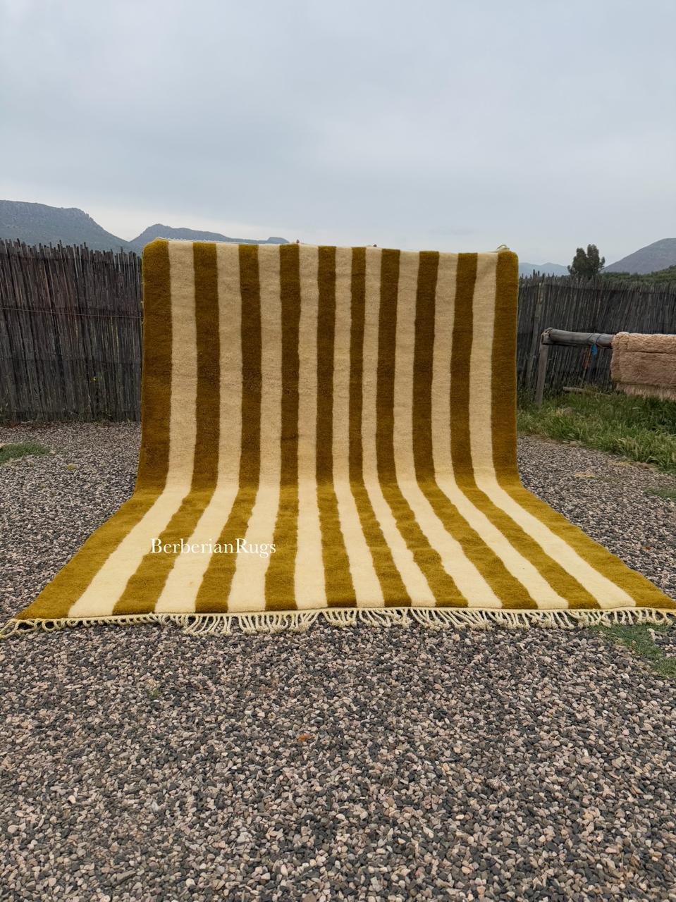 Moroccan rug green