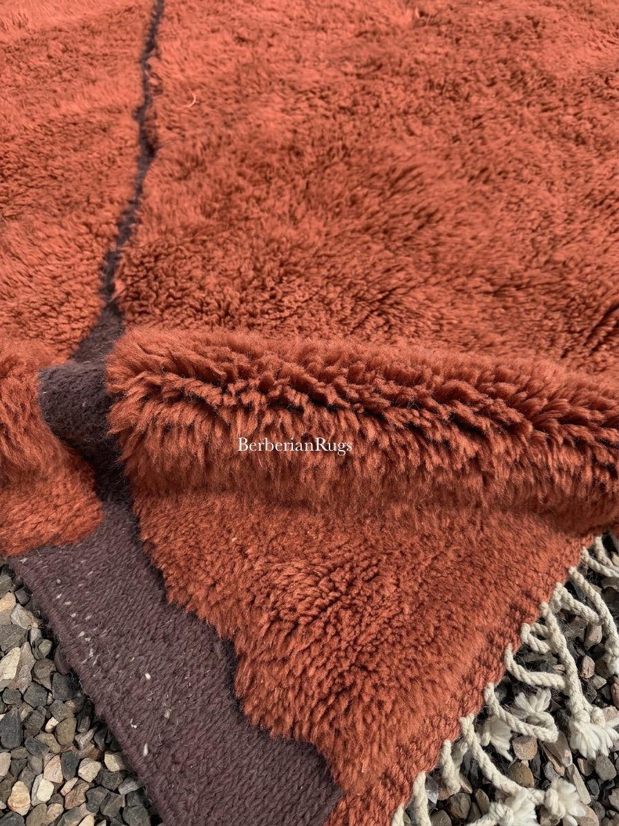 Moroccan rug Rust orange - Image 2