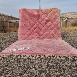 Moroccan rug Pink : 5x8 Feet