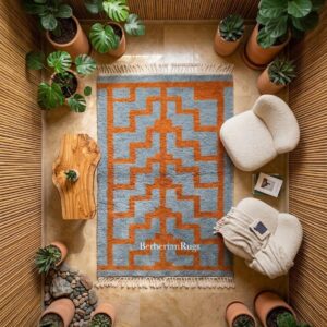 Moroccan rug Grey