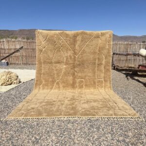 Moroccan rug light brown