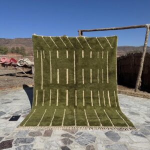 Moroccan rug Green