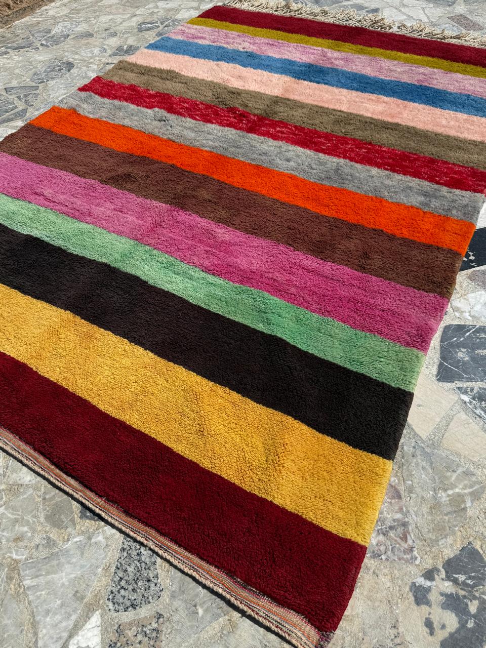 Colorfull Moroccan Rug : 6.5 x 9.8 Feet - Image 4