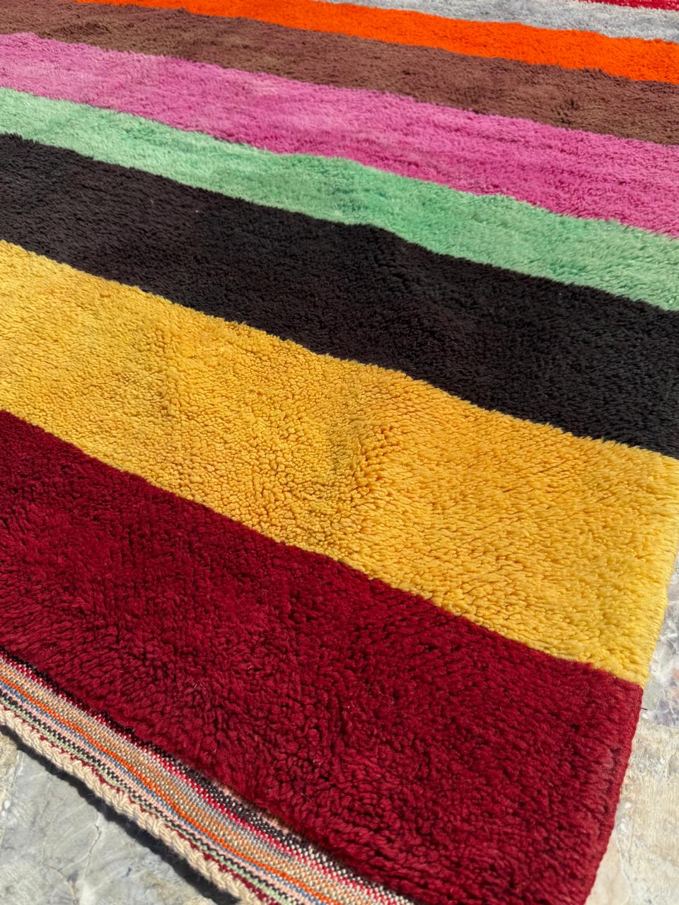 Colorfull Moroccan Rug : 6.5 x 9.8 Feet - Image 2