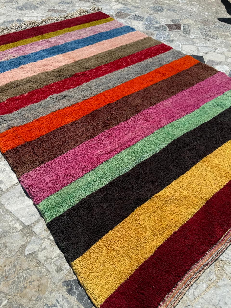 Colorfull Moroccan Rug : 6.5 x 9.8 Feet - Image 5