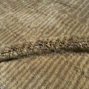 Alternative view of Beige Striped Rug : 8 x 9 Feet