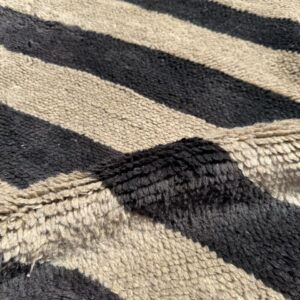 Alternative view of Moroccan Berber Black : 6.5 x 9.8 Feet