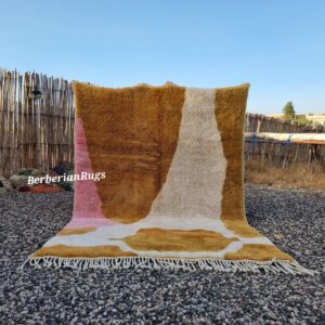 Moroccan rug yellow