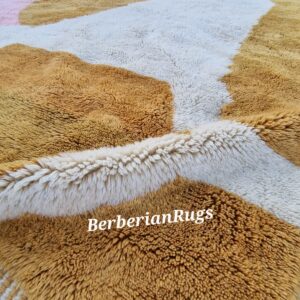 Alternative view of Moroccan rug yellow