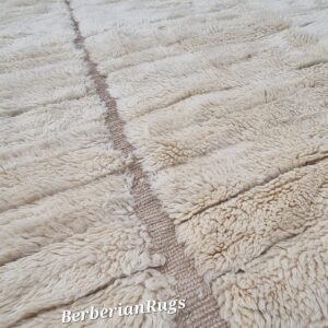 Alternative view of Moroccan rug ivory