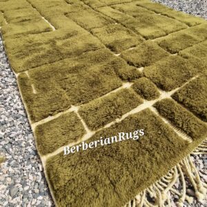 Alternative view of Moroccan rug Green