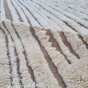 Alternative view of Moroccan rug ivory