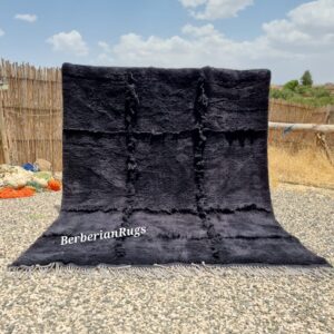 Moroccan rug Black