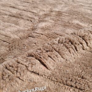 Alternative view of Moroccan rug Brown