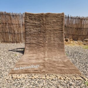 Moroccan rug Brown