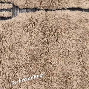 Alternative view of Neutral Moroccan rug
