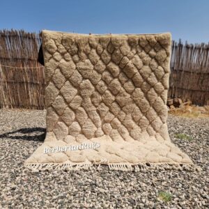 Moroccan rug Beige