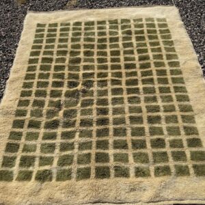 Alternative view of Moroccan Rug Green : 6.1 x 7.2 Feet