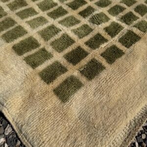 Alternative view of Checkered Moroccan Rug : 5.2 x 7.6 Feet