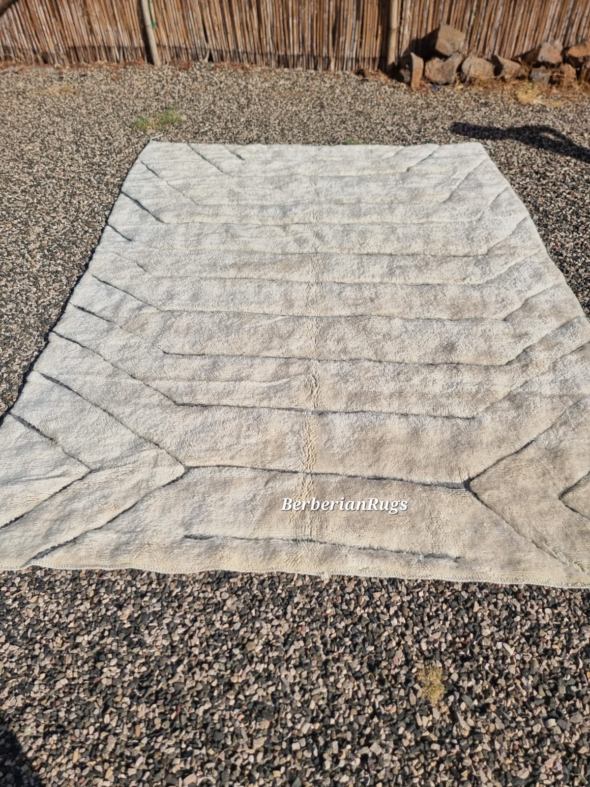Moroccan rug ivory - Image 3