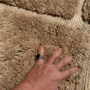 Alternative view of Moroccan rug Beige