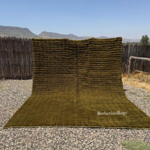 Olive green rug