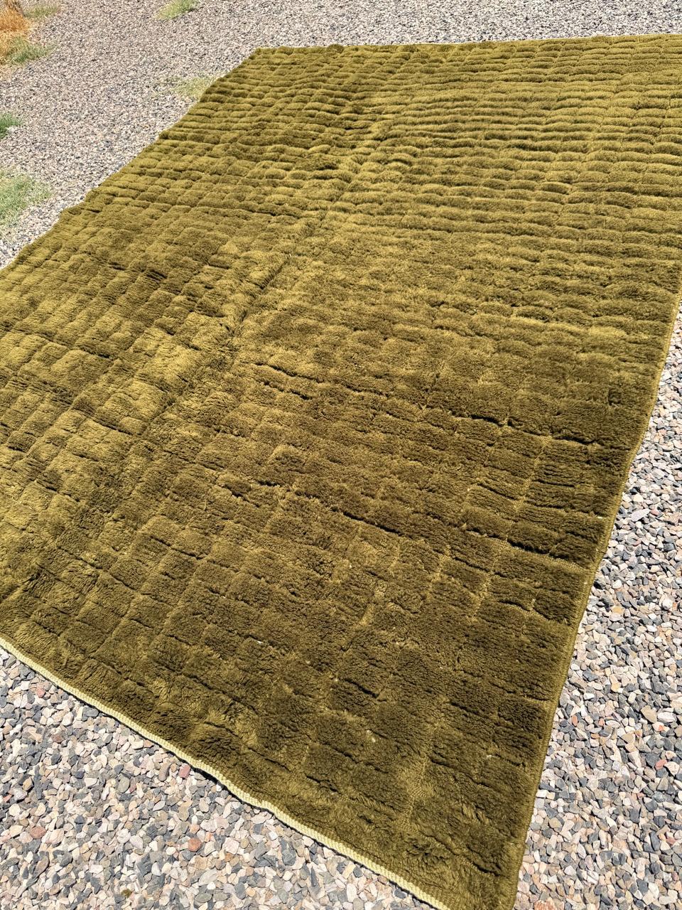Olive green rug - Image 3