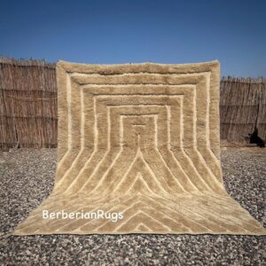 Moroccan rug Beige