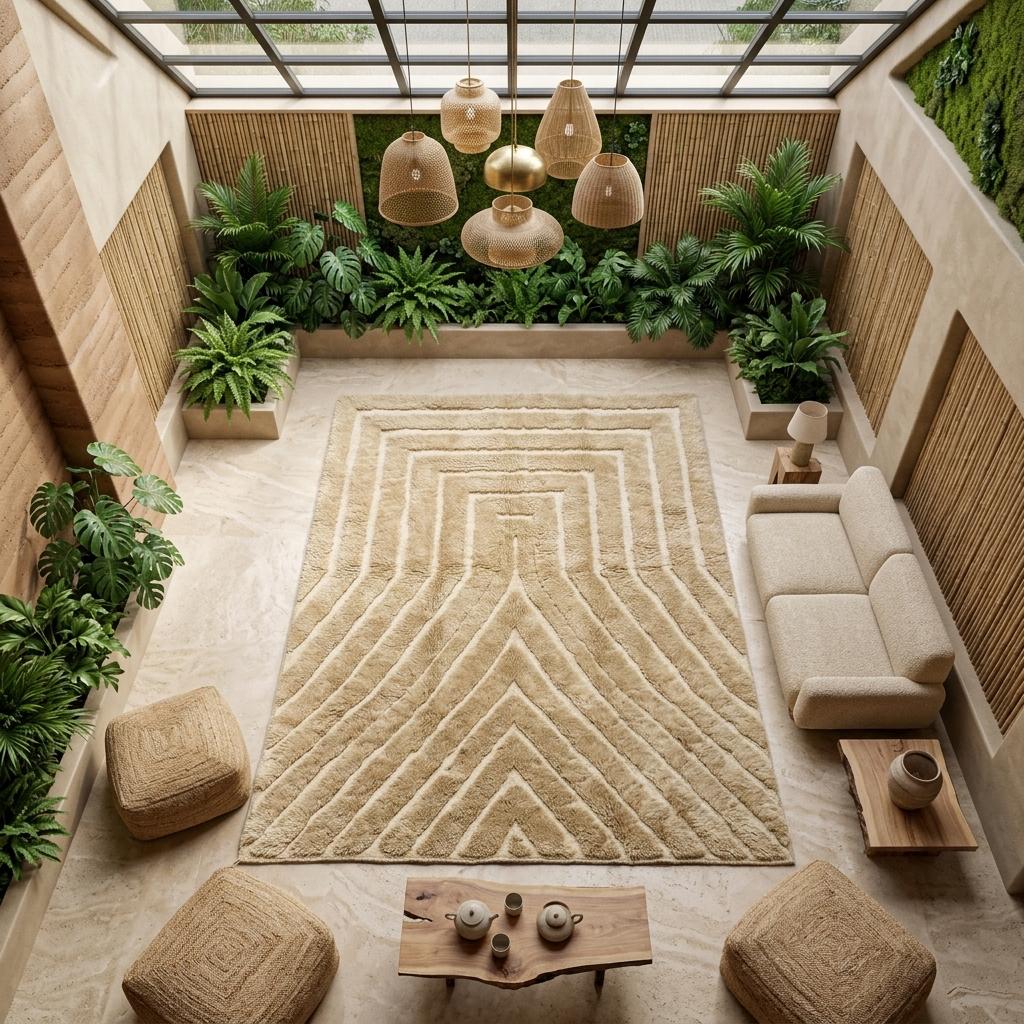 Moroccan rug Beige - Image 5