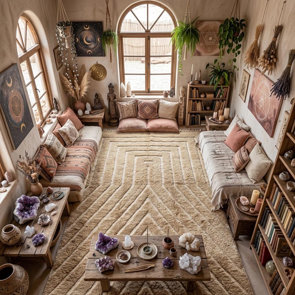 Moroccan rug Beige - Image 3