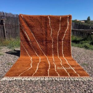 Moroccan rug orange