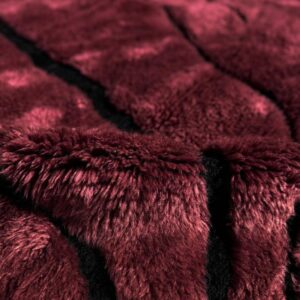 Alternative view of Dark red rug